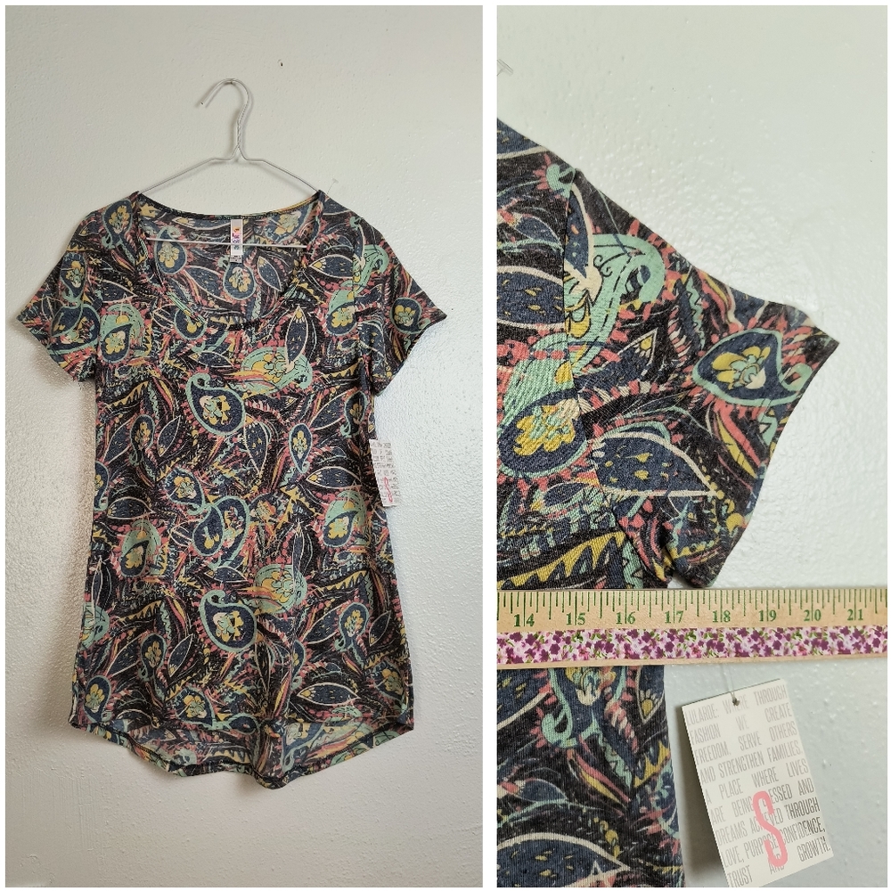Lularoe Classic T Women's Size S Multi Paisley